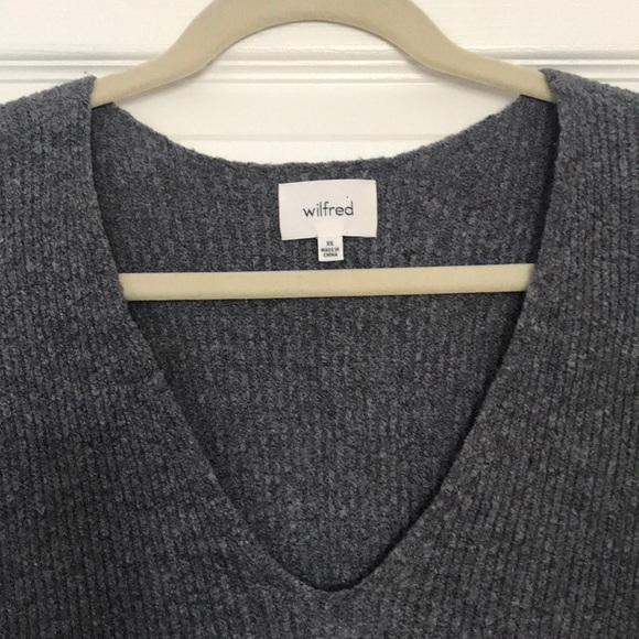 Wilfred gray tunic sweater - Picture 2 of 3